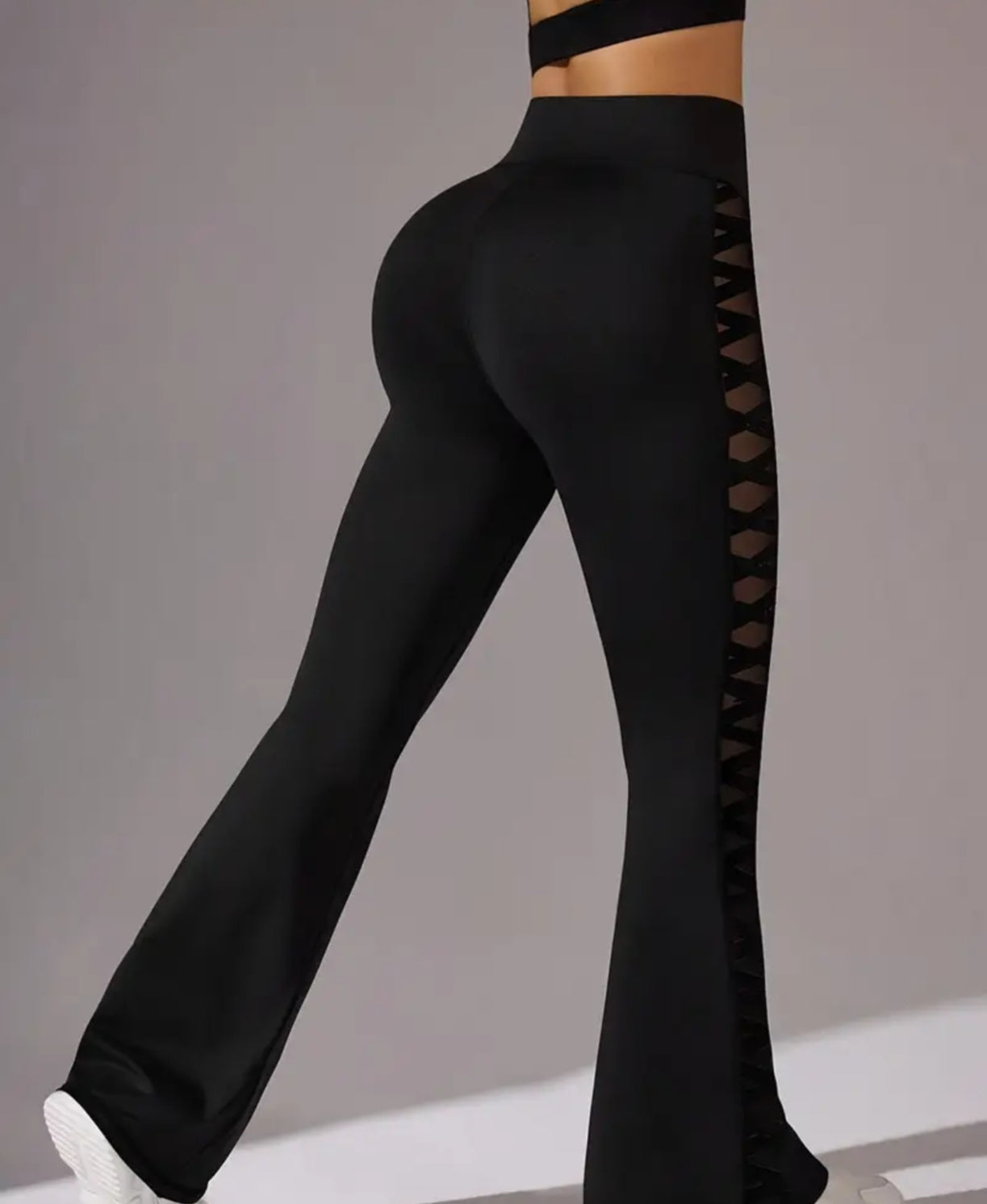 Pantalón Negro Cintura Alta Sculpt
