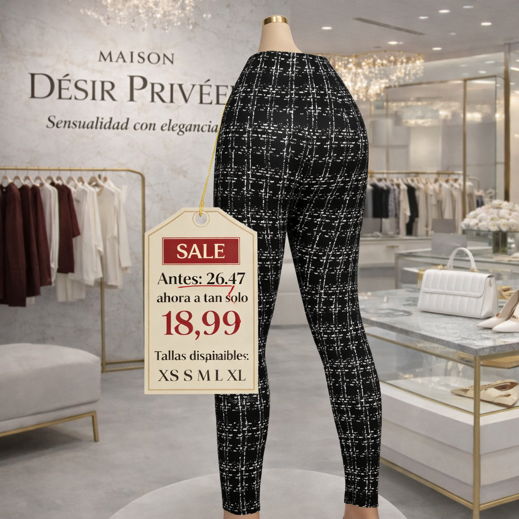 Leggings Cuadros Élégance