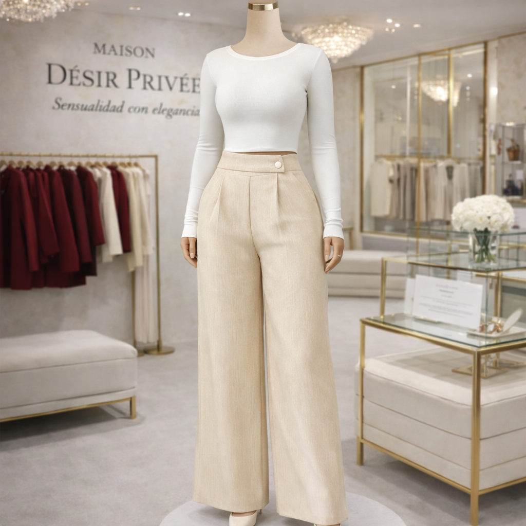 Pantalón Wide Élégance