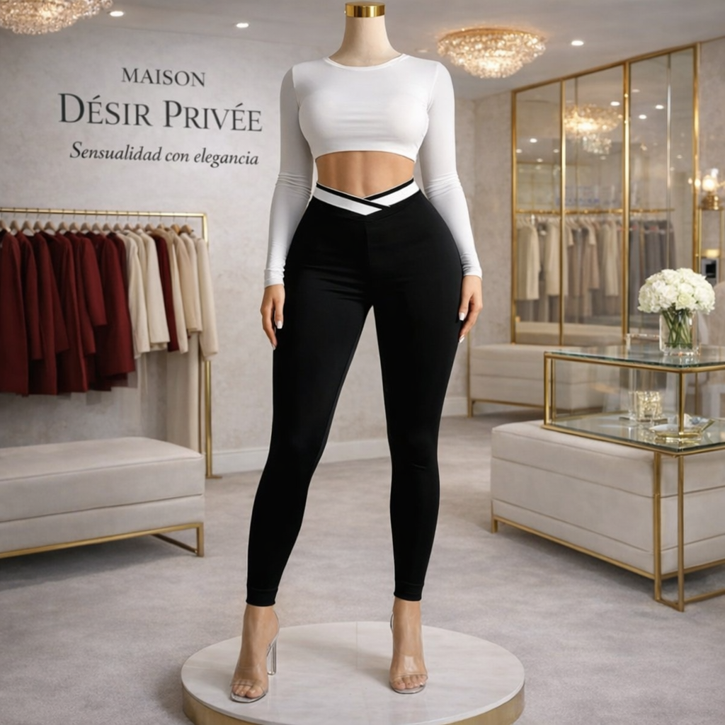Leggings Cintura Alta Control Élégance