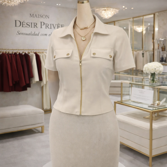 Camisa Rouge Élégance